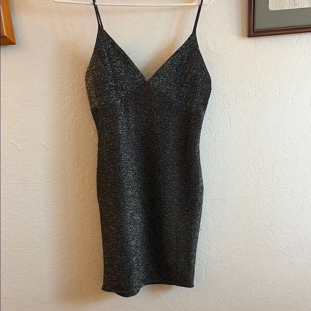 Sparkly Spaghetti Strap Dress